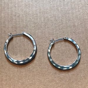 Small blue hoops